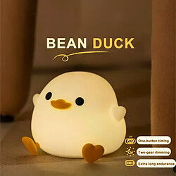 RedMiter LED veilleuse mignon canard dessin animé Animal Silicone lampe enfants capteur tactile synchronisation USB Rechargeable cadeau d'anniversaire