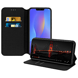 Avizar Housse Huawei P Smart Plus Étui folio Porte-cartes Fonction support - noir