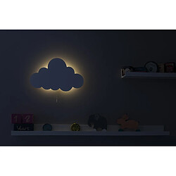 Avis HOMEMANIA Lampe Murale Cloud - Cloud, Applique - pour les enfants - pour la chambre des enfants - Blanc en MDF, 40 x 3 x 25 cm, 1 x LED Strip, Max 14,4 W, 600LM