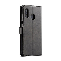 Avis Wewoo Housse Coque Pour Galaxy A60 LC.IMEEKE Calf Texture en cuir à rabat horizontalavec support et fentes cartes et portefeuille noir