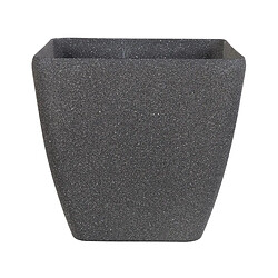 Beliani Pot de fleurs gris foncé 42 x 42 x 42 cm ZELI