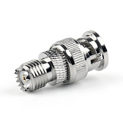 Wewoo Adaptateur coaxial RF BNC mâle + mini connecteur femelle UHF