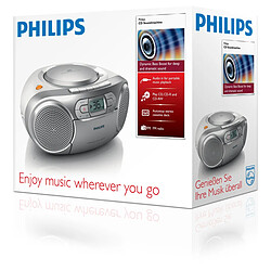 Avis Radio cassette cd portable silver - az127/12 - PHILIPS