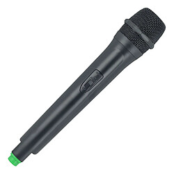 Accessoires de microphone sans fil en plastique classique vert faux jouet de micro Mic