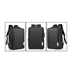 Universal Sac à dos étanche 17,3 pouces sac pour ordinateur portable sac à dos antivol sac à dos avec trou de charge USB verrouillage de code noir