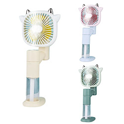 Mini Ventilateur portatif Personnel, Ventilateur portatif Pliable de Pulvérisation, Humidificateur de Brume de Refroidissement Personnel Ventilateur de Chargement USB