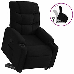 Maison Chic Fauteuil Relax pour salon, Fauteuil inclinable noir tissu -GKD31351