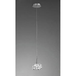 Luminaire Center Suspension O2 1 Ampoule G9 Small, chrome poli