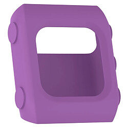 Wewoo Protection écran Étui de en silicone de montre de couleur solide pour POLAR V800 violet