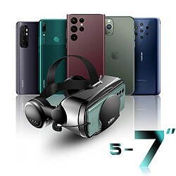 Avis Avizar Casque VR Téléphone 3D Lentilles Classiques Câble Audio Jack 3.5mm Intégré Noir