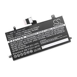 vhbw batterie compatible avec Dell Latitude 12 5285, 12 5289, 5289, 7390 2-in-1, E5289, L3180 laptop (5200mAh, 7,6V, Li-Polymère, noir)