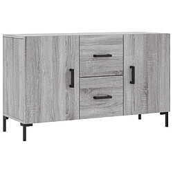 vidaXL Buffet sonoma gris 100x36x60 cm bois d'ingénierie