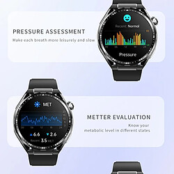 Yonis Montre Connectée Santé ECG Écran Rond 1.55