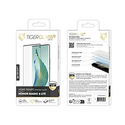 Tiger Protection d'Écran pour Honor Magic6 Lite en Verre Trempé 3D Anti-rayures 9H+ Transparent