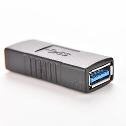 Avis Wewoo Câble USB USB 3.0 Type A Femelle vers A Connecteur AF Adaptateur Convertisseur Extender pour Ordinateur Portable Noir