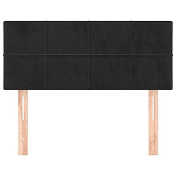 Avis Maison Chic Tête de lit moderne pour chambre - Décoration de lit Noir 80x5x78/88 cm Velours -MN80545