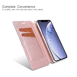 Avis Wewoo Coque Pour iPhone 11 Ultra-mince texture d'arbre Flip Flip TPU + étui en cuir PUavec fentes cartes et support et lanière or rose