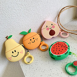 Avis GUPBOO Airpods Coque Housse Étui Protecteur Compatible pour AirPods 3-ins silicone de dessin animé de fruits mignons