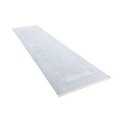 Vidal Tapis de couloir en laine 394x99 bleu Darya