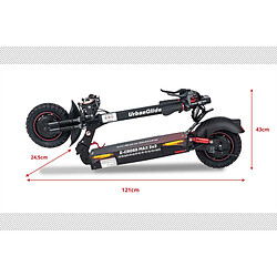 Trottinette électrique Urbanglide eCross Max 2X2 800 W Noir pas cher