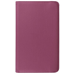 Wewoo Housse Étui Violet pour Samsung Galaxy Tab E 9.6 / T560 / T561 Litchi Texture Horizontal Flip solide couleur en cuir avec 360 degrés support de rotation