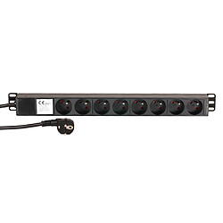 Multiprise 8 prises rack19" 1U 87478 Adam Hall