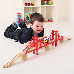 Bigjigs Rail Pont Suspendu Double pas cher