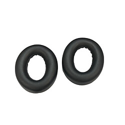 INF Coussinets d'oreille en peau de mouton 1 paire Black