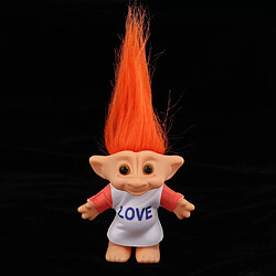 poupée troll chanceux délicate mini figurines d'action décorations de gâteaux de jouets # 4