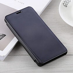 Wewoo Coque Housse en cuir pour miroir Xiaomi Mi 8 avec support noir