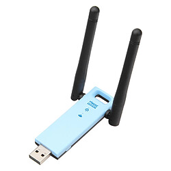 WD-R603U 300 Mbps sans fil Range Extender USB WiFi Répéteur Amplificateur de Signal Amplificateur Double Antennes Bleu avec Noir1502 pas cher