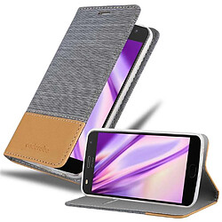 Cadorabo Coque Motorola MOTO Z2 PLAY / Z2 FORCE Etui en Gris