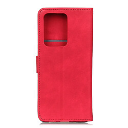 Avis Wewoo Housse Coque Pour Galaxy S11 Plus Texture rétro PU + TPU en cuir à rabat horizontal avec support et fentes cartes et portefeuille rouge