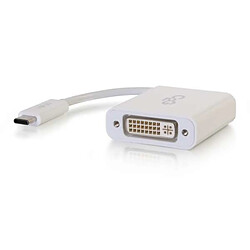 Cables To Go C2G Convertisseur Adaptateur USB-C Vers Vidéo DVI-D - Blanc