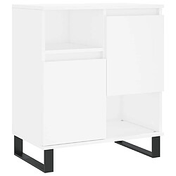 vidaXL Buffet Blanc 60x35x70 cm Bois d'ingénierie