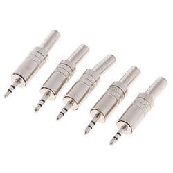 Acheter 10 Pièces Connecteur de Câble Audio Stéréo 2.5mm Plug Jack Stereo Connector Connecteur à Souder