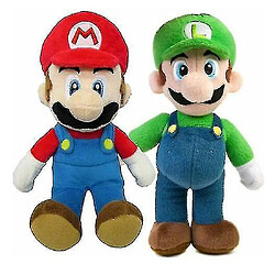 Universal 2 pièces Super Mario Bros Poupée en peluche Mario Luigi Soft Peluche Animaux Teddy Cadeaux pour enfants Cadeaux pour enfants.