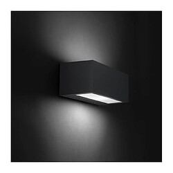 Acheter Leds C4 Applique halogène Nemesis, aluminium et verre, gris urbain