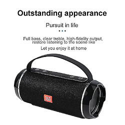 Acheter Universal Outdoor Portable Highpower Bluetooth haut-parleur sans fil Colonne Sound Colonne en haut-parleurs (noir)