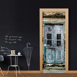 Paris Prix Papier Peint pour Porte Old Door 210x100cm