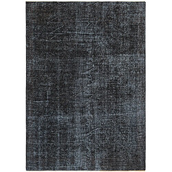 Vidal Tapis de laine 221x152 noir Ultra Vintage