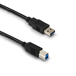 Metronic Câble USB A mâle/B mâle USB 3.0 - 5 m - noir