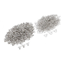 Acheter 200pcs crochets et attaches pour les yeux pour accessoire de soutien-gorge de jupe de collier de robe 16x9mm