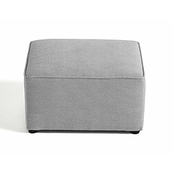 Avis Bestmobilier Canopy - pouf - en tissu texturé