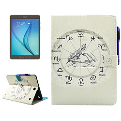 Wewoo Housse Étui pour Samsung Galaxy Tab A 9.7 / T550 Douze constellations motif horizontal en cuir flip avec support et Portefeuille & Slots de cartes Sleep / Wake-up Fonction & Pen Slot