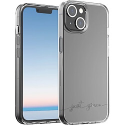 BIGBEN Coque iPhone 14 Infinia Transparente - 100% Plastique recyclé Certifié GRS Just Green