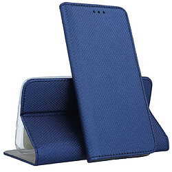 Htdmobiles Housse pour Samsung Galaxy A05s - etui coque pochette portefeuille + film ecran - BLEU MAGNET