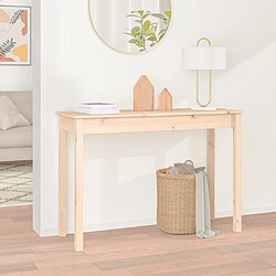 vidaXL Table console 110x40x75 cm Bois massif de pin