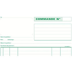 Cahier de commande Manifold Exacompta autocopiant A4 50 pages double exemplaires