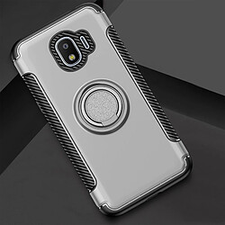 Wewoo Coque Étui de protection magnétique à 360 degrés avec bague de rotation pour Galaxy J2 Pro 2018 argent